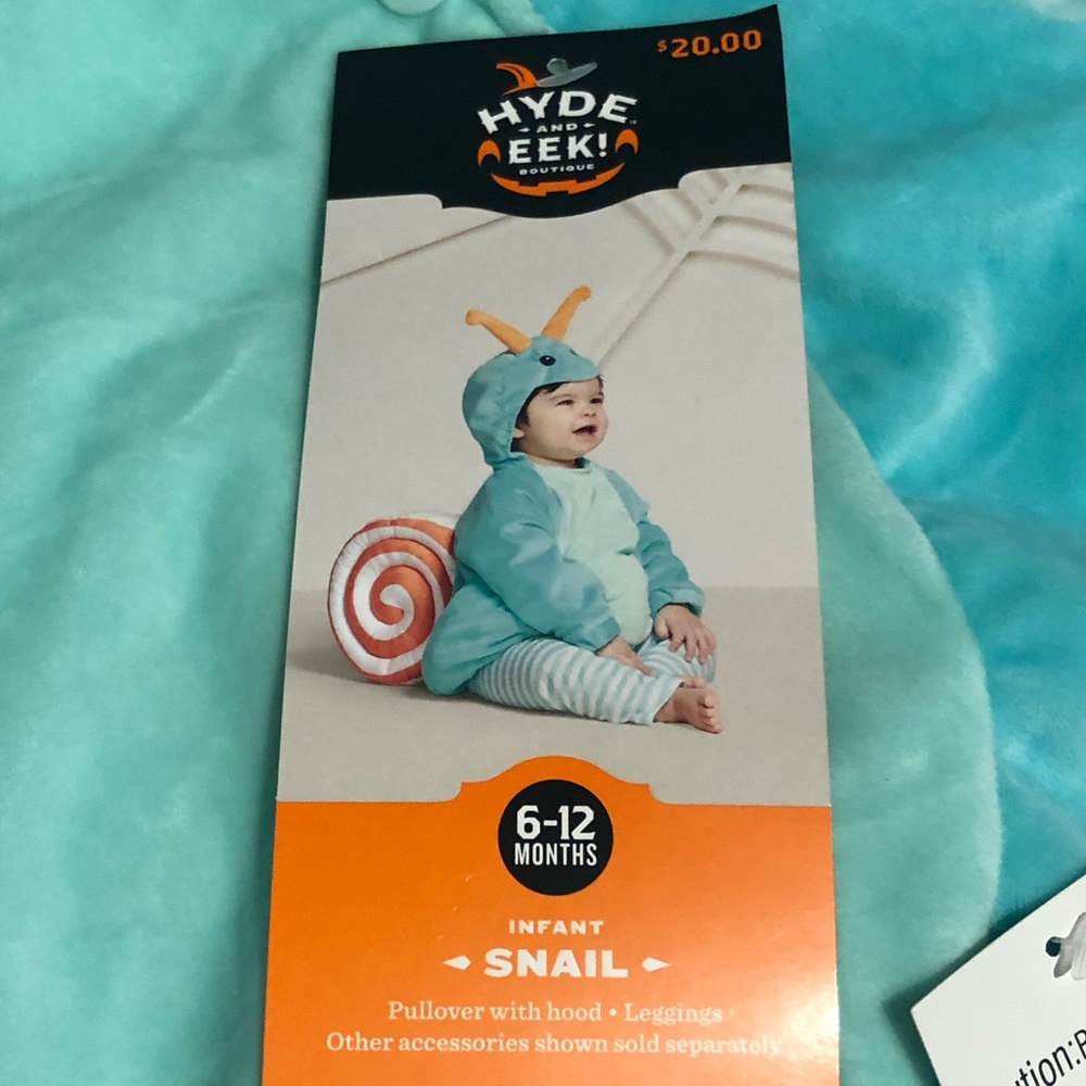 Hyde and Eek Snail Halloween Baby Costume - Picture 4 of 4